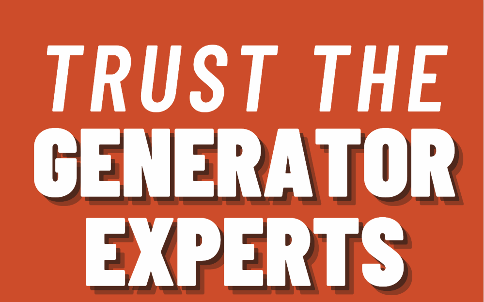 Read more about the article Trust the Generator Experts!