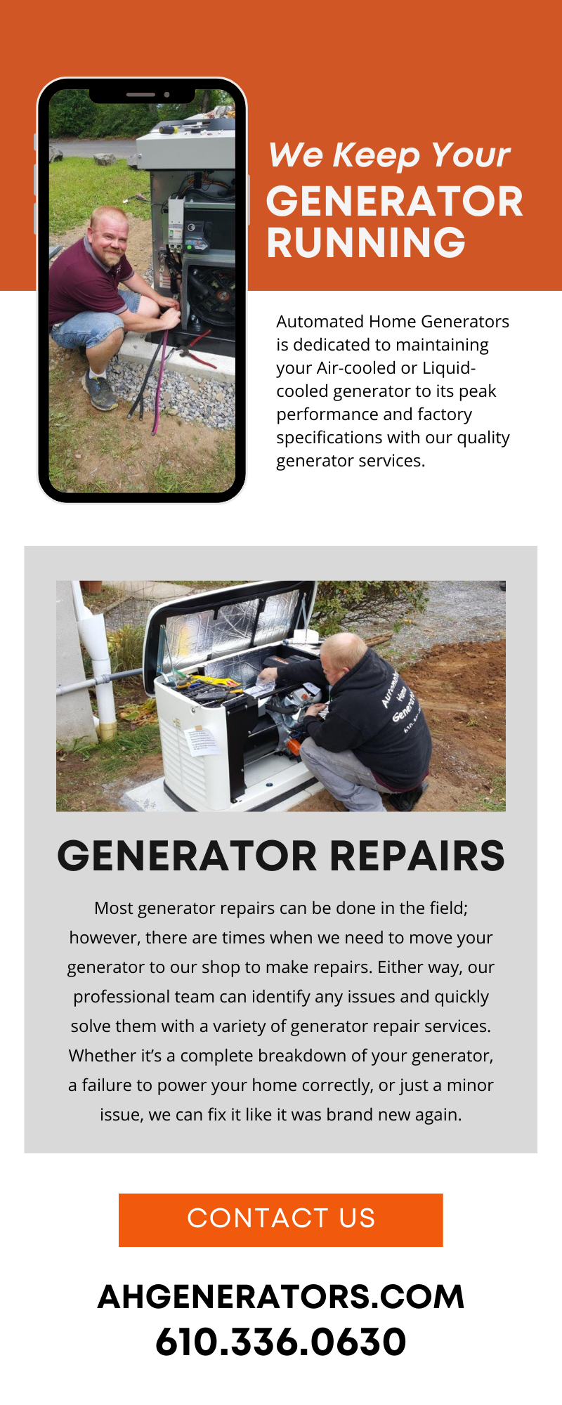 We Keep Your Generator Running! 1